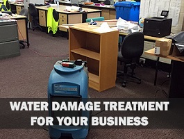 water damage flood treatment for your business