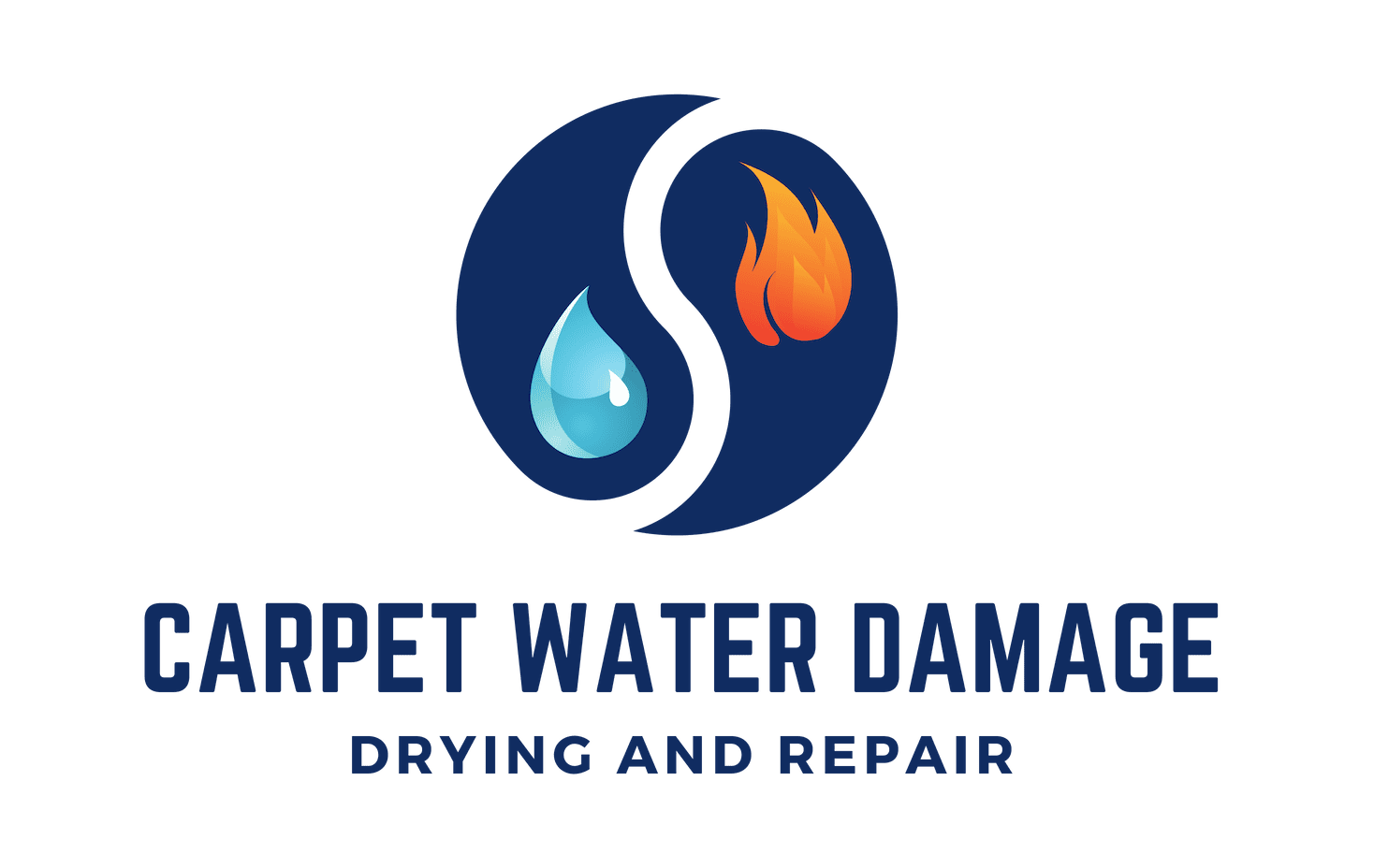 Carpet Water Damage Logo